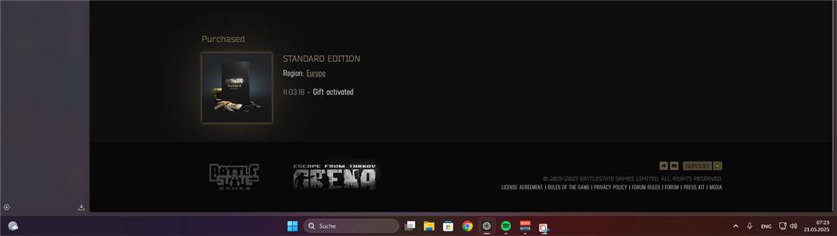 Game account sale Escape from Tarkov Game account sale Escape from Tarkov